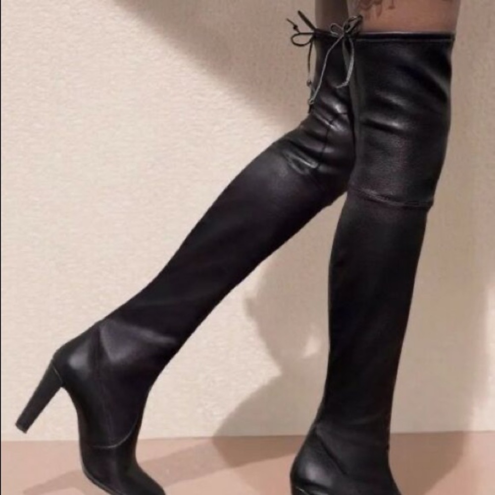 Stuart Weitzman over the knee boots leather